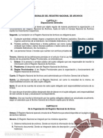 Reglas Provisionales Registro Nacional Archivos