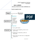 Guia 1 La Receta