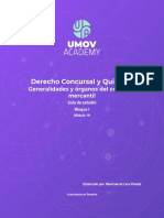 GUIA 1 LD37 Concursos Mercantiles y Quiebra Bloque I Generalidades y Órganos Del Concurso Mercantil