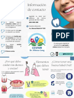 Triptico Cuidado Salud Oral