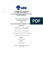 La Economia General de La Republica Dominicana