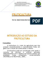 Aula 01 - INTRODUÇÃO AO ESTUDO DA FRUTICULTURA