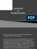 Changes in Demography