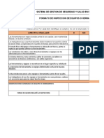 Formato de Inspeccion