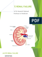 Lecture - Acute Renal Failure