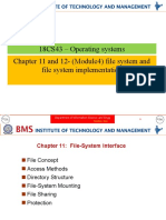 Chapter-11& 12 File System