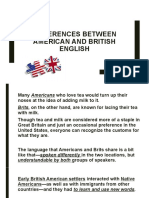 What's The Difference American and British English