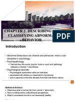 CHAPTER 2 Describing and Classifying Abnormal Behaviour