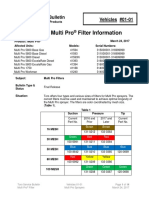 Sprayer Filters Service Bulletin Vehicles 01 01