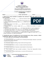 9english Q1 Summative Test S.y.2022 2023