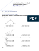 Trigonometry 2nd Edition Blitzer Test Bank Download