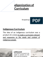 Indigenization of Curriculum