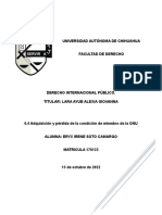 6.4 Adquisición y Pérdida de La Condición de Miembro de La ONU