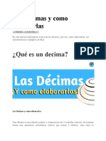 Comoposicion de Una Decima