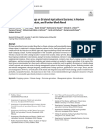 Impact of Climate Change On Dryland Agricultural Systems: A Review of Current Status, Potentials, and Further Work Need