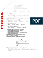 Cuestionario de Fisica