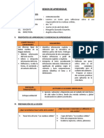 Sesión de A. - Leemos Un Texto Pra Reflexionar Sobre El, Uso Responsable de Los Residuos Sólidos