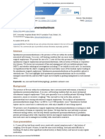 Case Report - Spontaneous Pneumomediastinum