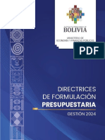 Directrices de Formulacion Presupuestaria 2024