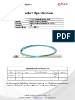 Om4 MM LC Upc To SC Upc 3m Duplex Fiber Optic Patch Cable 220014