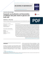 Enzymatic Saccharification and Fermentation of Cel