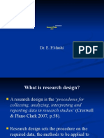 Research Design and Sampling Methods and Techniques MODIFIED