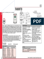 Differential Pressure Transmitter: NEMA 4X Enclosure, 0.25% FS Accuracy