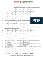 CBSE Class 10 Mathematics Applications of Trigonometry Worksheet Set Q