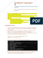 Debugging With DAPLink + OpenOCD + STM32CubeIDE