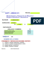 611 T02 Reparación de Bomba Centrífuga - Falta Proceso de Montaje