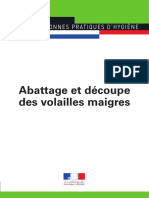 Abattage Et Découpe Des Volailles Maigres