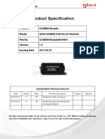 CCWDM Module Data Sheet 310601