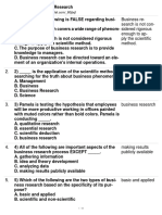 Busines Research Mcqs 1