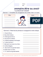 A1 Grammaire Être Ou Avoir