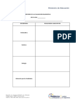 Anexo 1 Formato de Informe de La Evaluacion Diagnostica