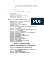 LGC Table of Contents