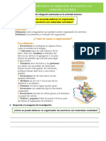 D3 A1 FICHA CT. Elaboramos Un Organizador de Escritorio Con Materiales Reciclados