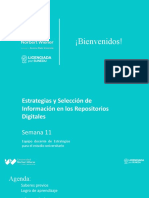 SEMANA 11 - Estrategias para El Estudio Universitario