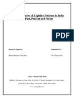 Digitization of Logistics Bussiness in India (Research Paper) 2023-1