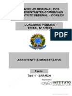 DF PROVA Assistente Administrativo