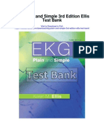 Ekg Plain and Simple 3rd Edition Ellis Test Bank