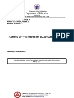 Math9 q1 Wk3 Mod3 Nature-Of-The-Root