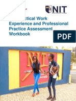 Practical Work Experience and Professional Practice Assessment Workbook