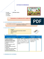 D1 A2 PS. SESION Costumbres y Tradiciones de La Región de La Sierra