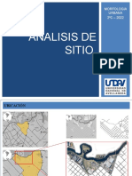 Analisis de Sitio - Morfologia Urbana