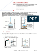 Chapitre 11 Les Étapes D'une Synthèse