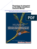 Human Physiology An Integrated Approach 7th Edition Silverthorn Solutions Manual