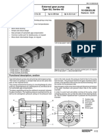 RE 10 030/03.00 External Gear Pump Type G2, Series 4X: Up To 22.4 CM Up To 250 Bar NS 4 To 22 Replaces: 04.99