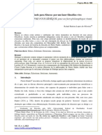 O Ser Filosofo para Seneca - Por Um Fazer Filosofico Vivo