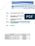 1.informe Técnico CUSCO - Mantenimiento Preventivo SCI